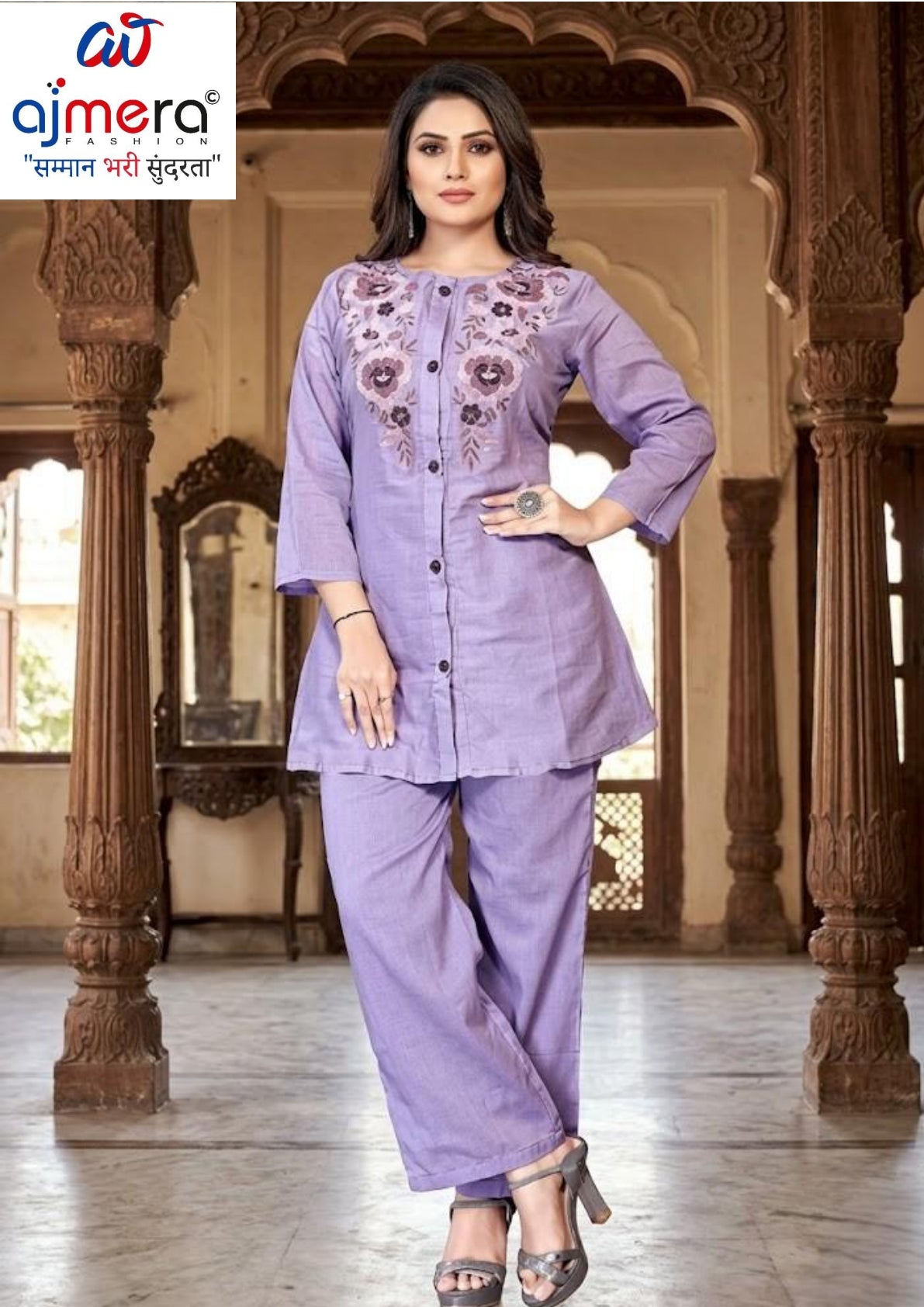 Designer Contemporary Co-Ord Kurti Set for Women | SMY-ALORA