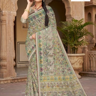 Classic Printed Saree without Blouse for Timeless Traditional Style  | GLC-KALASH