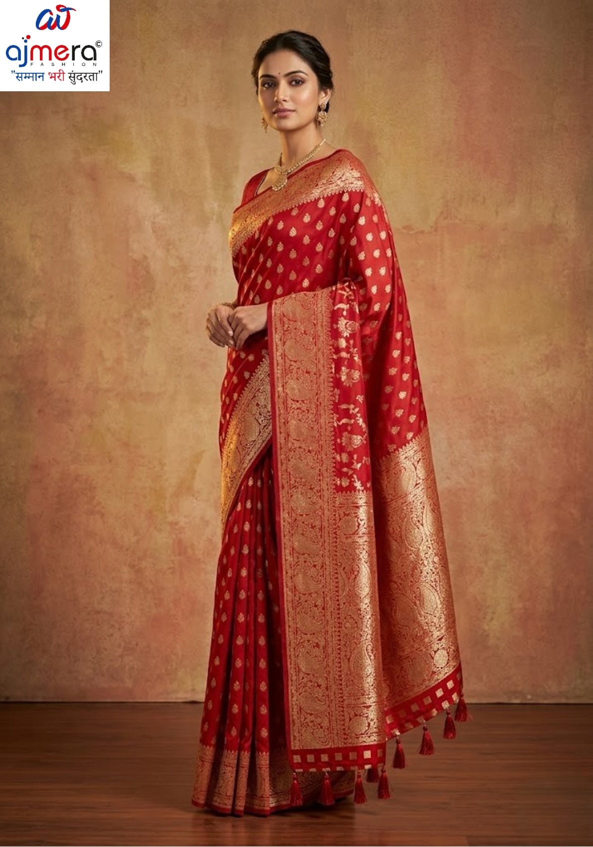 Graceful Jacquard Silk Saree with Blouse Piece for Timeless Ethnic Fashion | DS-ROSE