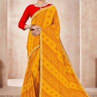 Trendy Printed Saree with Blouse Piece for Women’s Ethnic Wardrobe | TD-SAKHI