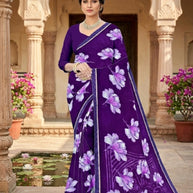 Reniyal Print Loose Saree with Blouse for Premium Ethnic and Traditional Wear | CAS-RAJ BHOG