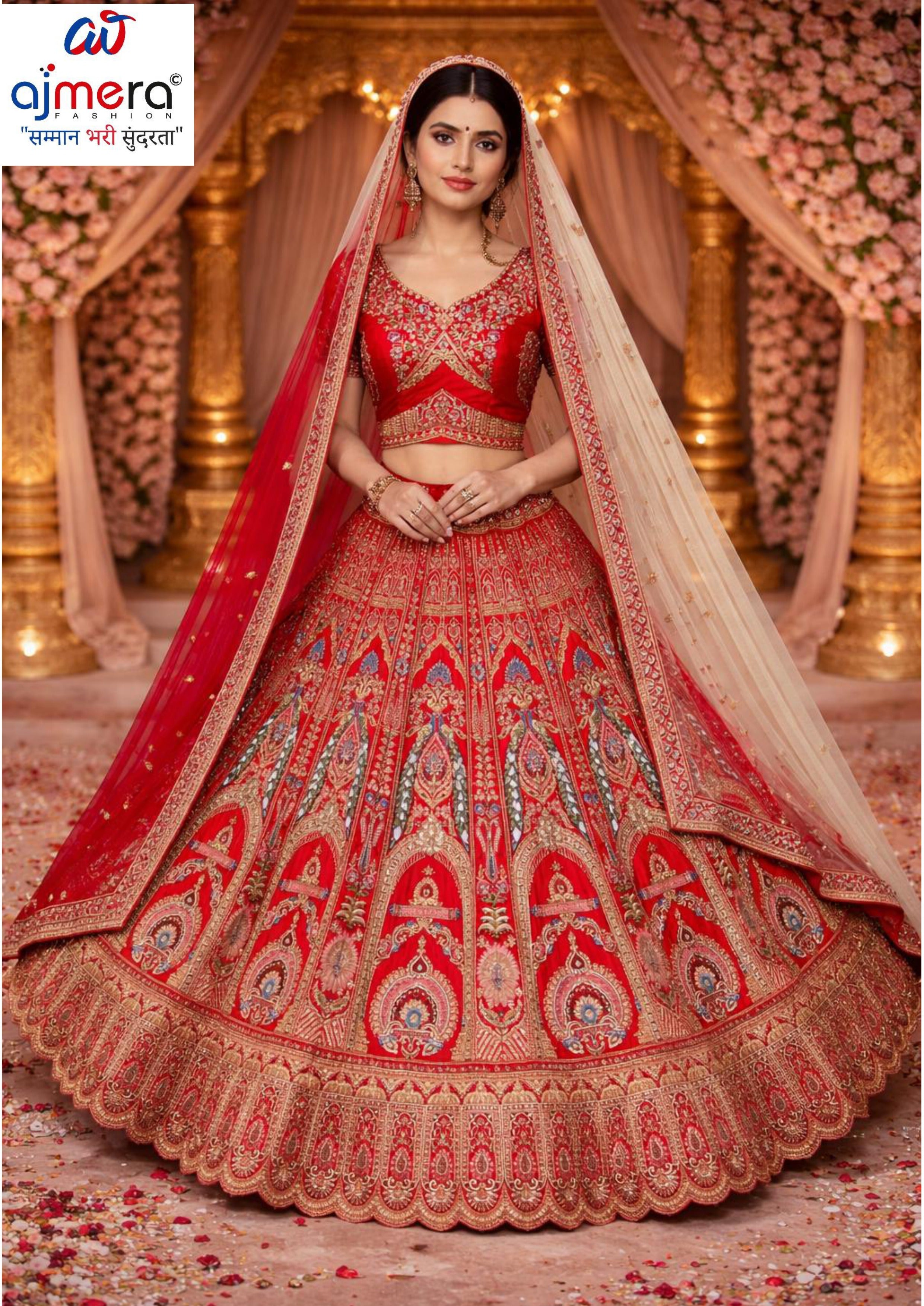 Hand Work Lehenga Blouse With Lehenga Dupatta Manufacturer Supplier Exporter|ABF-DIRGHAYU