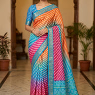 Silk Digital Printed Saree with Blouse Piece for Premium Ethnic and Traditional Wear | STG-VAIDEHI