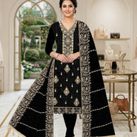 Premium Jaam Unstitched Suit Set | KVF-PINKY