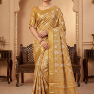 Silk Digital Printed Saree with Blouse Piece for Premium Ethnic and Traditional Wear | STG-ADYAR
