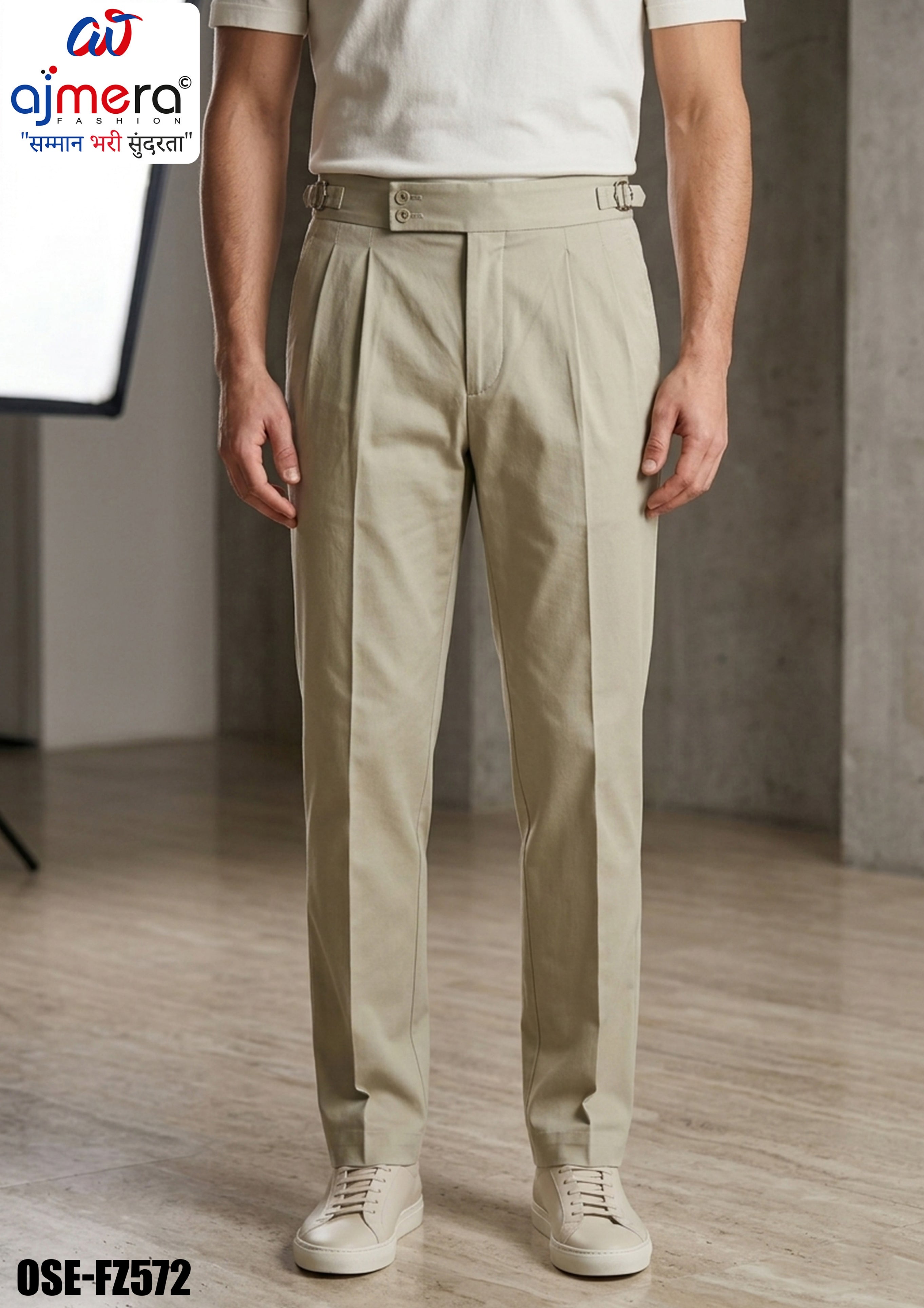 Premium Men's Formal Pant for Office & Business Wear | OSE-FZ572