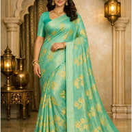 Trendy Printed Saree with Blouse Piece for Women’s Ethnic Wardrobe  | RDD-RUHANI