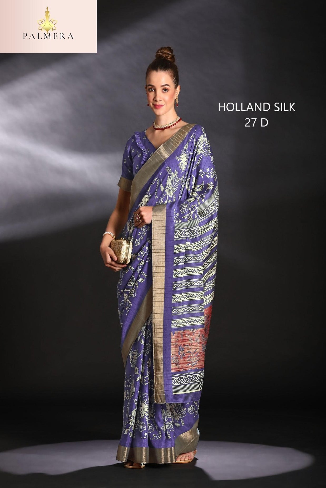 Silk Kota Silk Saree with Blouse for Premium Ethnic and Traditional Wear | ALL-HOLLAND SILK-27