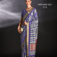 Silk Kota Silk Saree with Blouse for Premium Ethnic and Traditional Wear | ALL-HOLLAND SILK-27