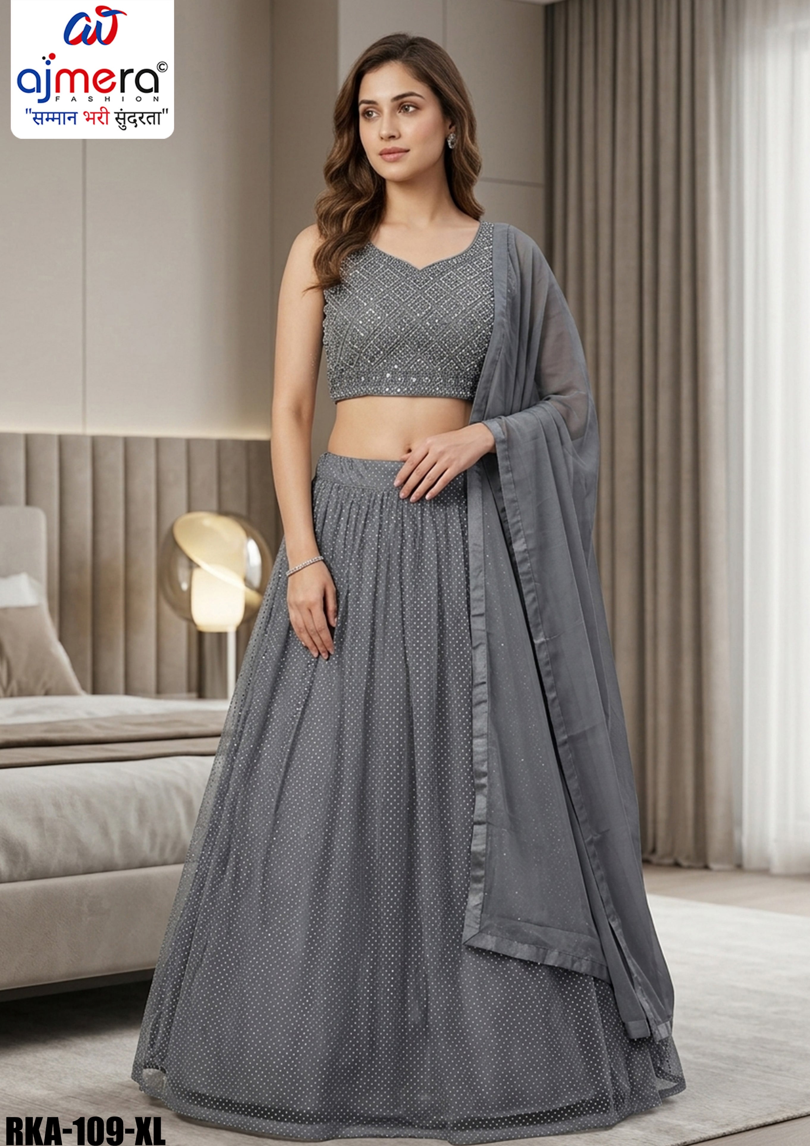Elegant Designer Party Wear Gown for Women | RKA-109-XL