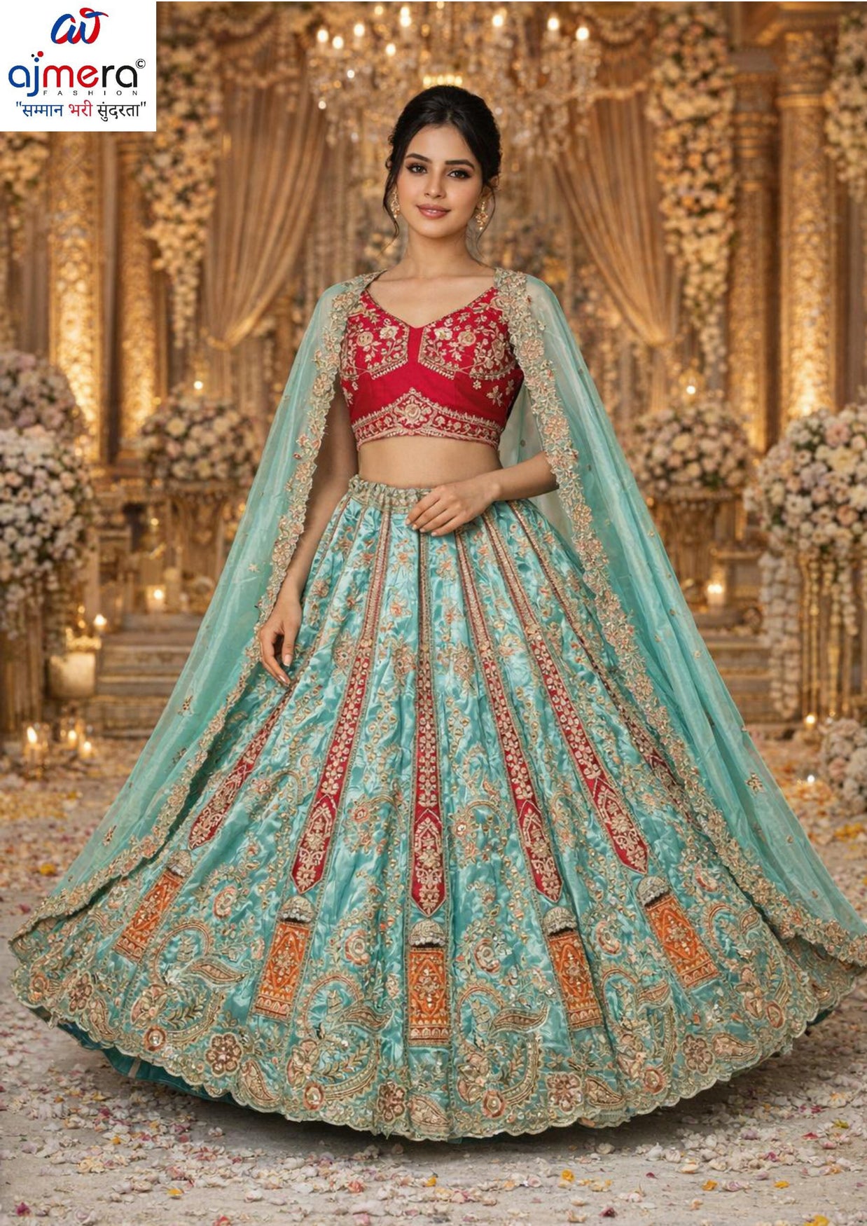 Fancy Embroidery Lehenga Choli Manufacturer Supplier Exporter|ADD-VIBHA