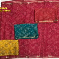 Beautiful Printed Saree with Blouse Piece for Cultural Celebrations  | WLN-TASHAN-10961