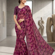 Contemporary Printed Saree with Blouse Piece for Premium Wear  | RDD-MANVI