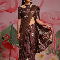 Holland Silk Handloom Silk Saree with Blouse for Premium Ethnic and Traditional Wear | ALL-HOLLAND SILK-01