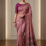 Silk Digital Printed Saree with Blouse Piece for Premium Ethnic and Traditional Wear | STG-TEESTA
