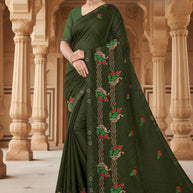 Direct Saree Manufacturer with Blouse Piece for Premium Ethnic and Traditional Wear | VKM-GABBAR