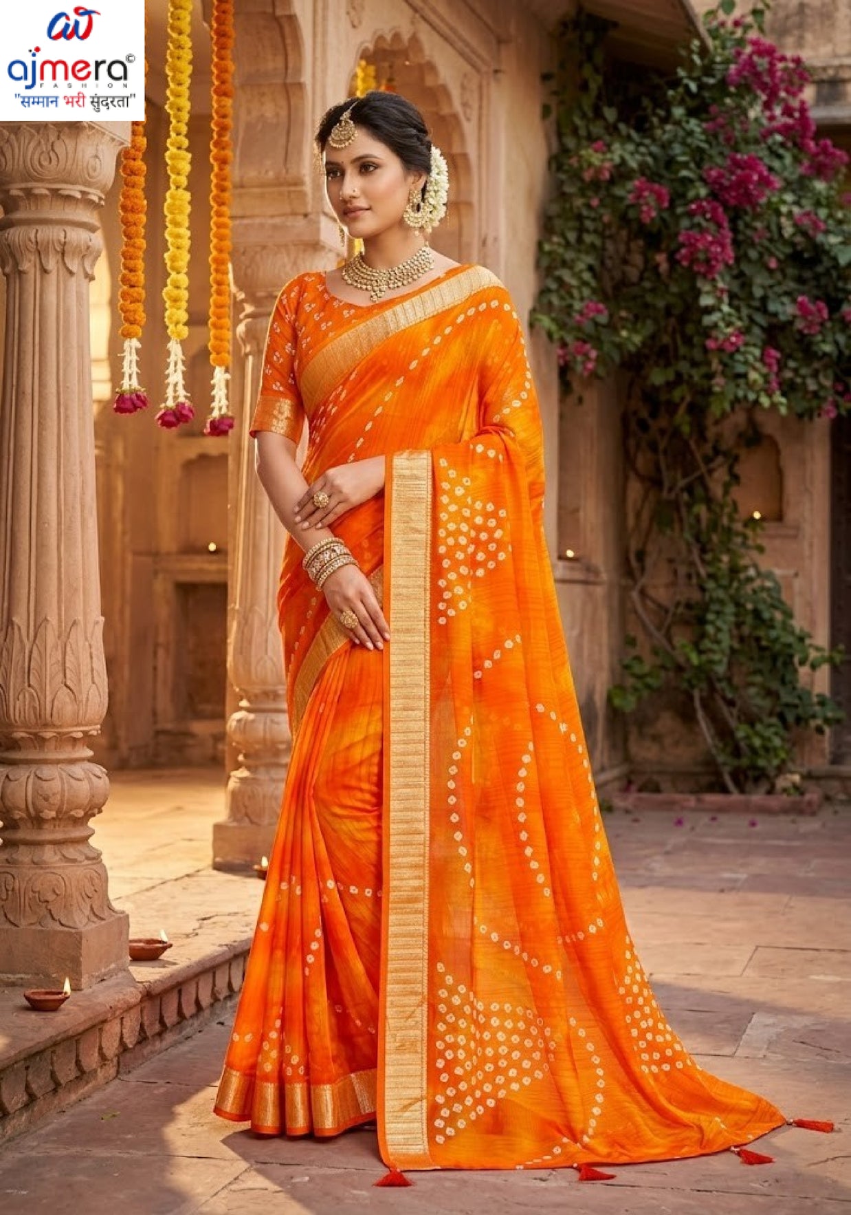 Exclusive Printed Saree with Blouse Piece for Elegant Ethnic Look  | RDD-HIMANI