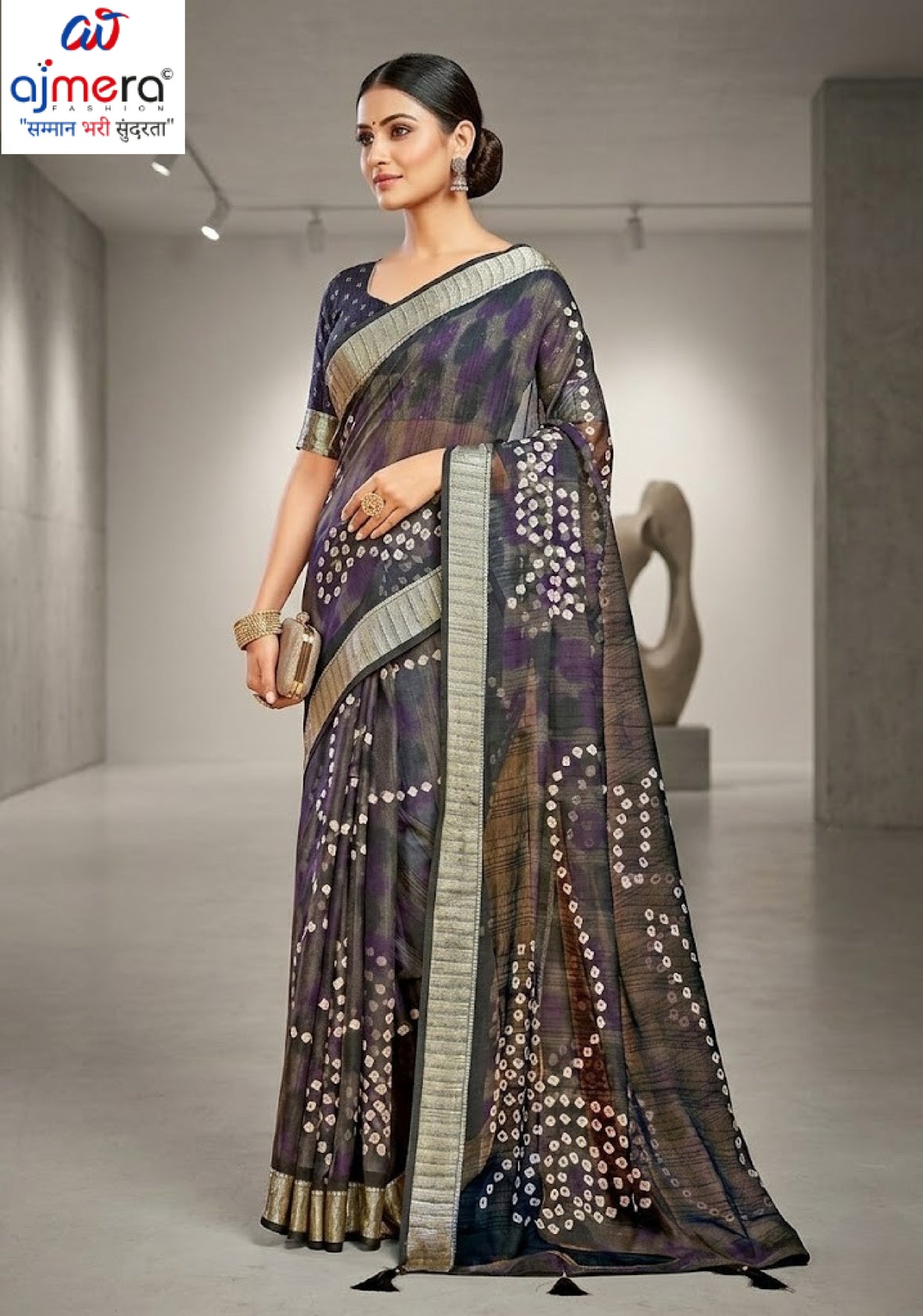 Contemporary Printed Saree with Blouse Piece for Premium Wear  | RDD-HIMANI VOL-02