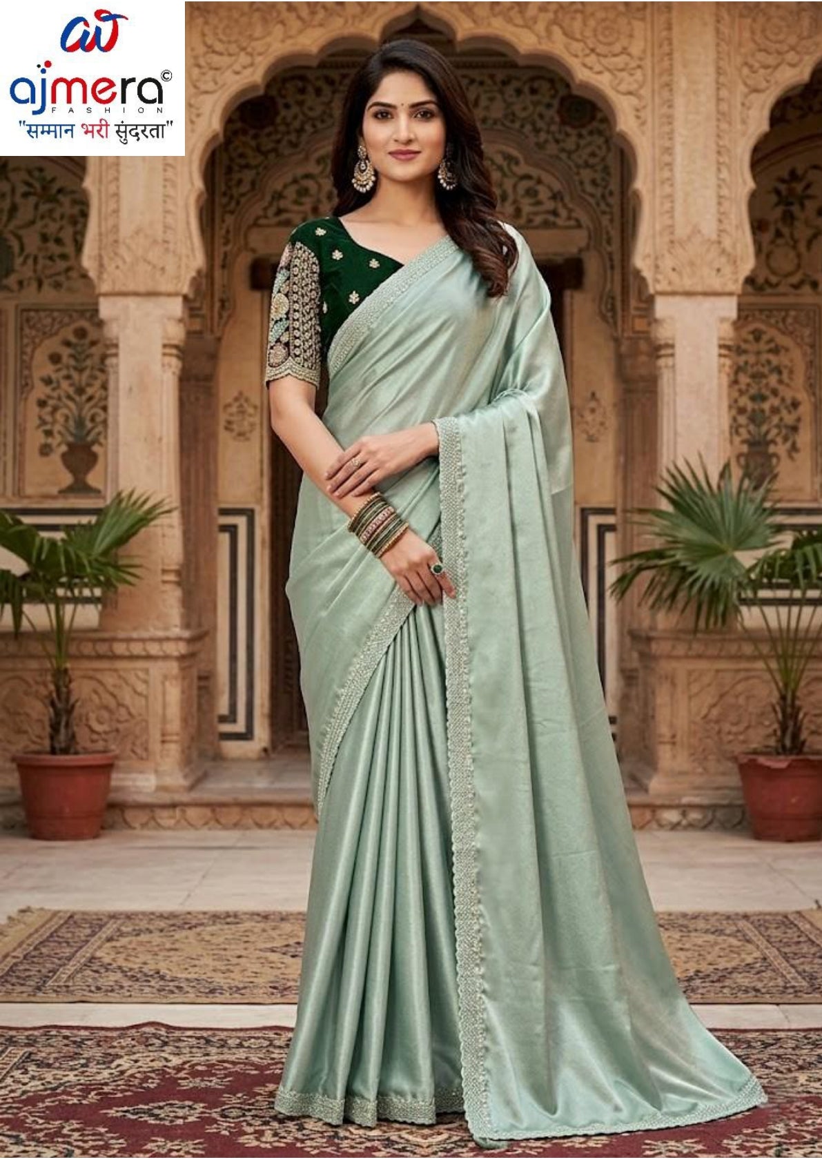 Jacquard Fancy Dyed Matching Saree with Blouse Piece for Premium Ethnic and Traditional Wear | RLL-RIDHIMA SILK-1