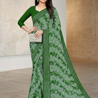 Zomato Print Loose Saree with Blouse for Premium Ethnic and Traditional Wear | CAS-GALAXY