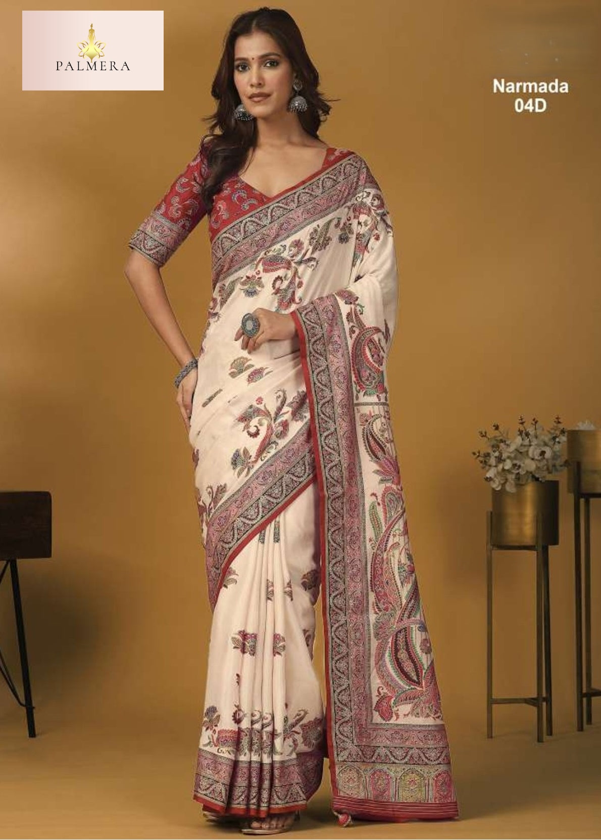 Palmera Saree Manufacturer and Palmera Saree Supplier | ALL-NARMADA-04