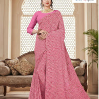 Weightless Print Loose Saree with Blouse for Premium Ethnic and Traditional Wear | TD-NIKE