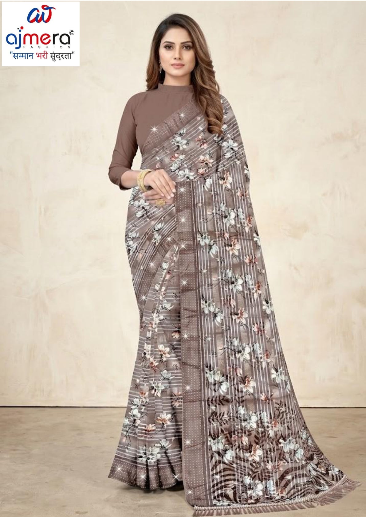 Designer Printed Saree with Blouse Piece for Special Occasions  | CAS-JAWANI DIWANI