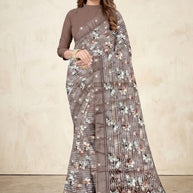 Designer Printed Saree with Blouse Piece for Special Occasions  | CAS-JAWANI DIWANI