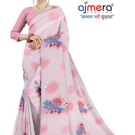 Chic Printed Saree without Blouse for Sophisticated Ethnic Style | TD-HONDA