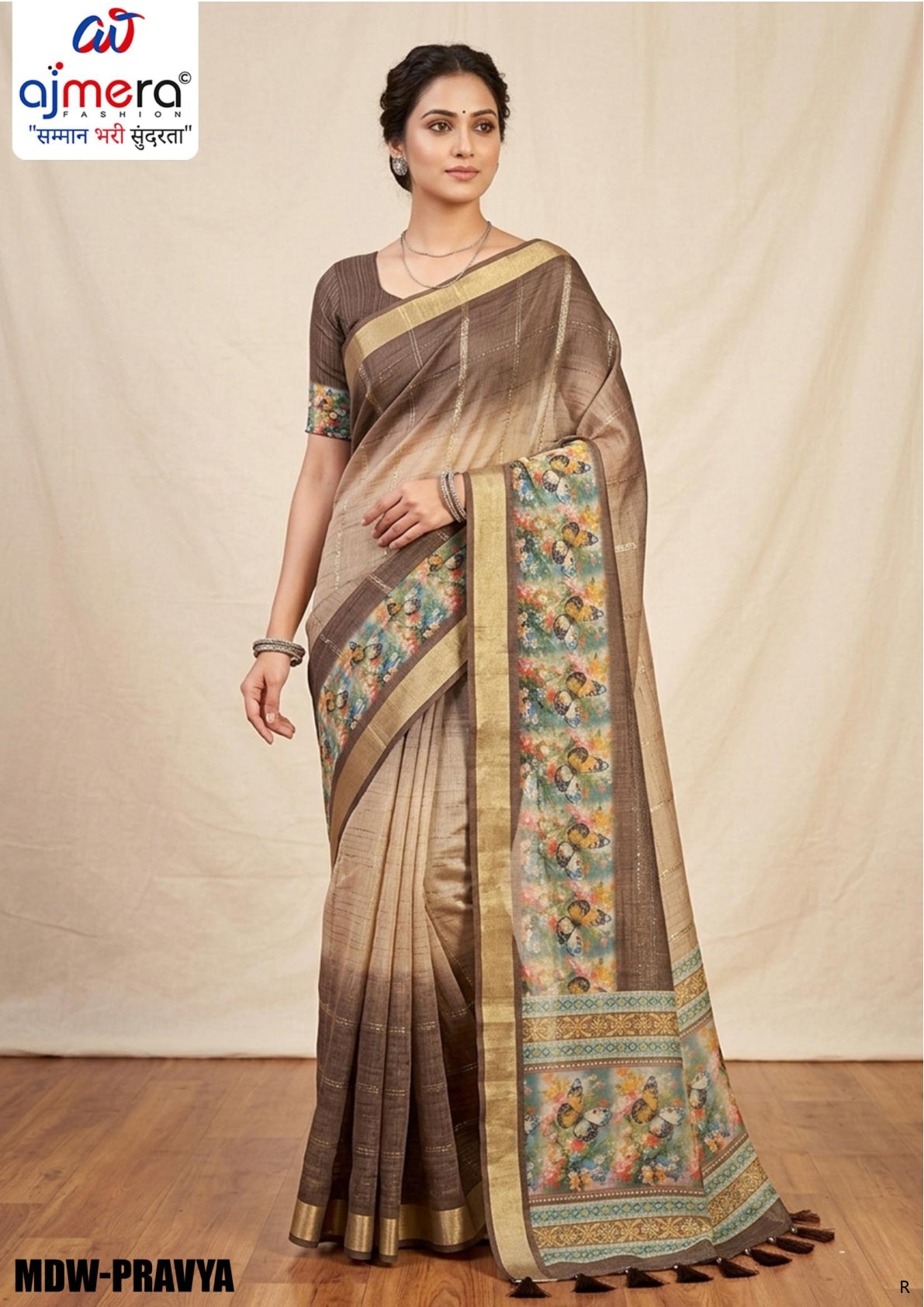 Designer Jacquard Silk Saree with Blouse Piece for Traditional Occasions | MDW-AKIRA