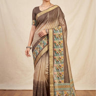 Designer Jacquard Silk Saree with Blouse Piece for Traditional Occasions | MDW-AKIRA