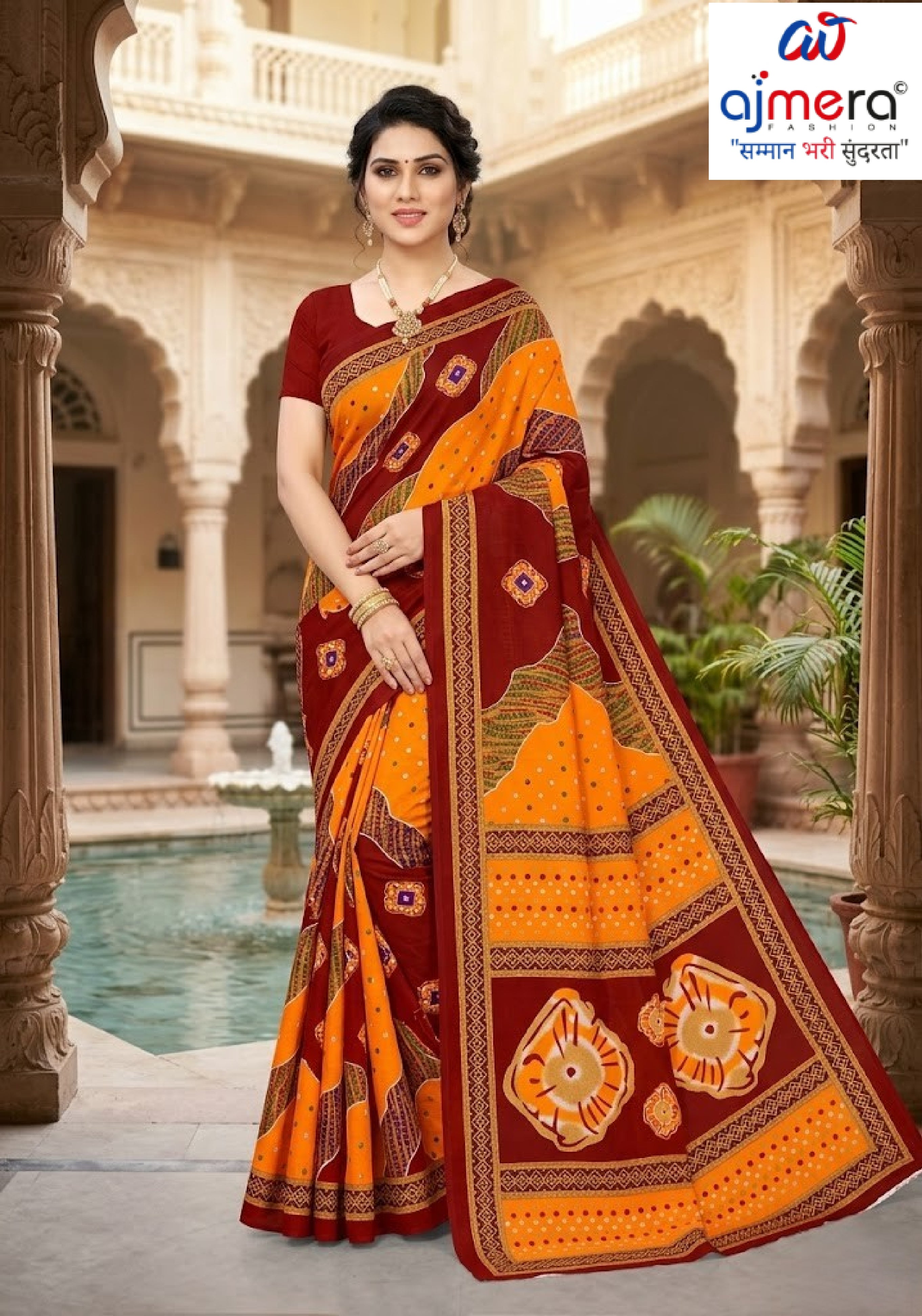 Fancy Cotton Saree with Without Blouse for Premium Ethnic and Traditional Wear | DS-5G