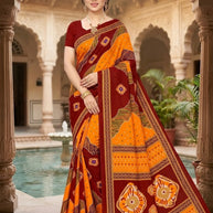 Fancy Cotton Saree with Without Blouse for Premium Ethnic and Traditional Wear | DS-5G