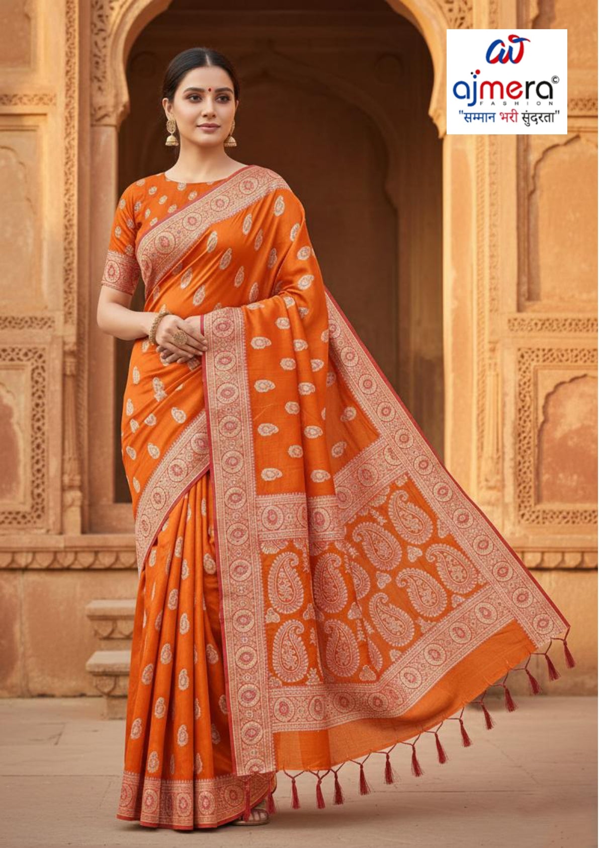 Rich Jacquard Silk Saree without Blouse for Sophisticated Ethnic Style | DS-YAMUNA