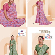 Elegant Printed Saree with Designer Blouse Piece for Festive Wear | RDD-SHAGUN