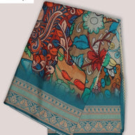 Modern Rapier Silk Matching Saree With Blouse Piece | APL-COPPER CHIMNI