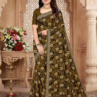Contemporary Printed Saree with Blouse Piece for Premium Wear  | GPT-CHANCHAL-1