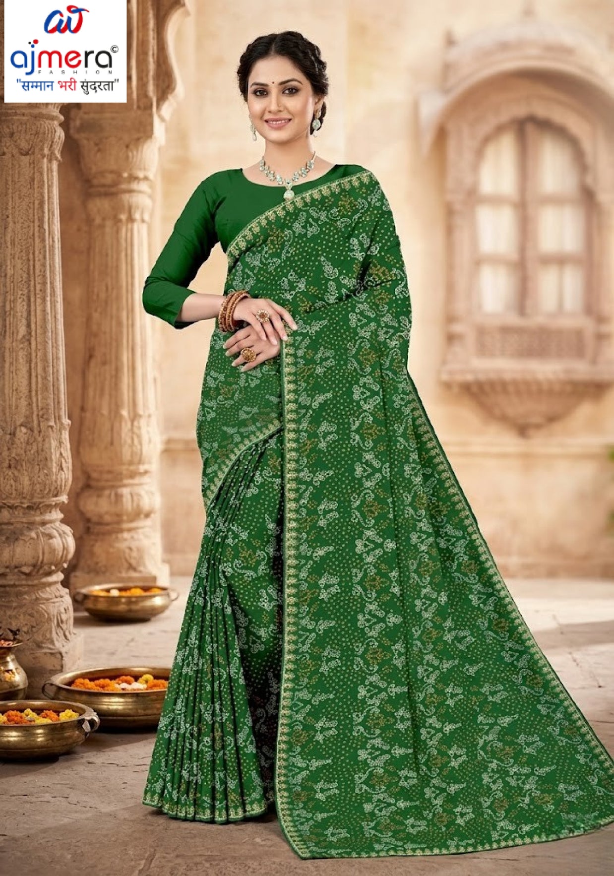 Beautiful Printed Saree with Blouse Piece for Cultural Celebrations | TD-SAVAN