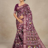 Trendy Printed Saree with Blouse Piece for Women’s Ethnic Wardrobe | RDD-VARSHINI VOL-09