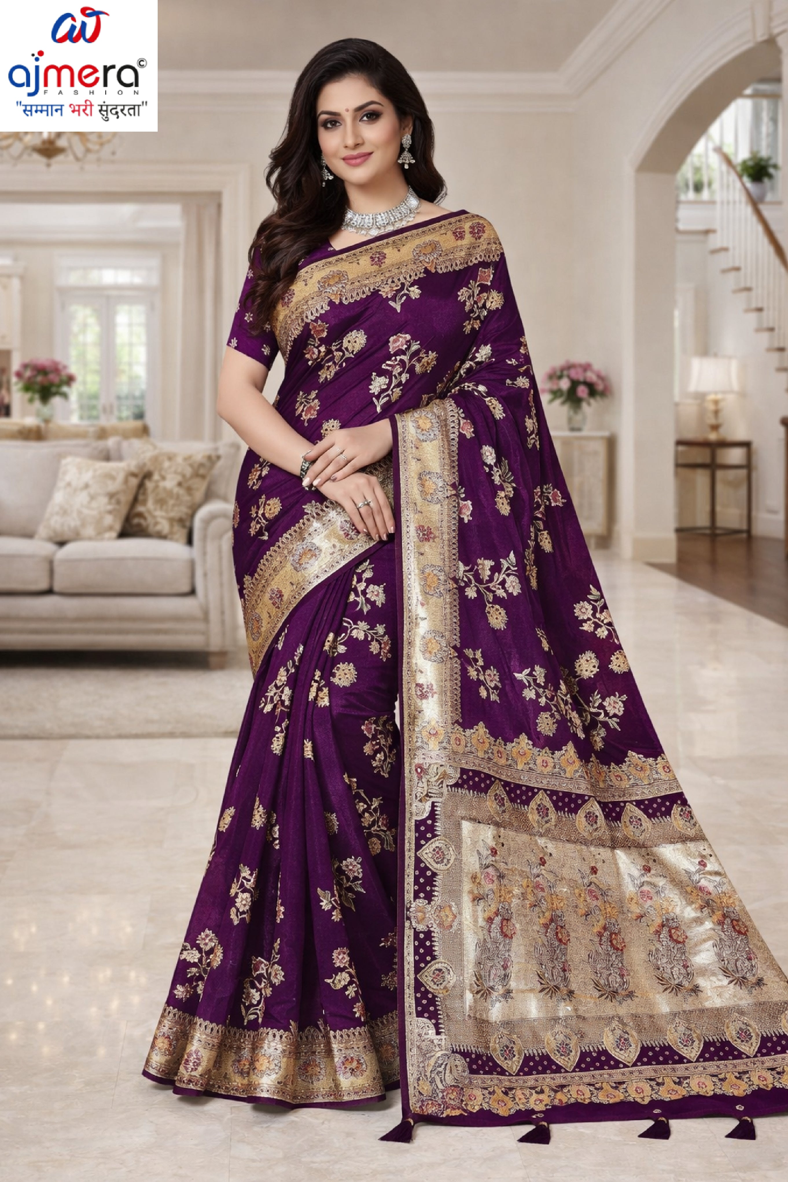 Designer Jacquard Silk Saree with Blouse Piece for Traditional Occasions | TUL-CLEAR SILK VOL-20