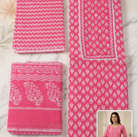 Premium Cotton Unstitched Suit Set | NCY-BANI-2