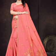 Pure Cotton Saree with Blouse Piece for Premium Ethnic and Traditional Wear | PUT-BHAKTI