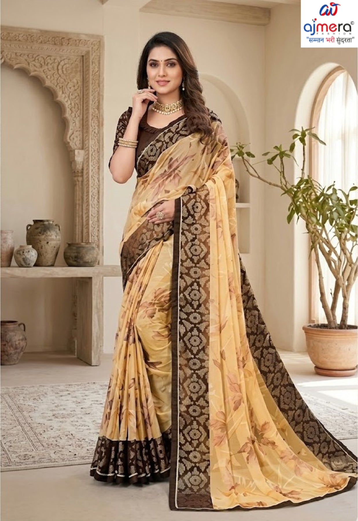 Stylish Printed Saree with Blouse Piece for Traditional Celebrations | RDD-SAPPHIRE VOL-2