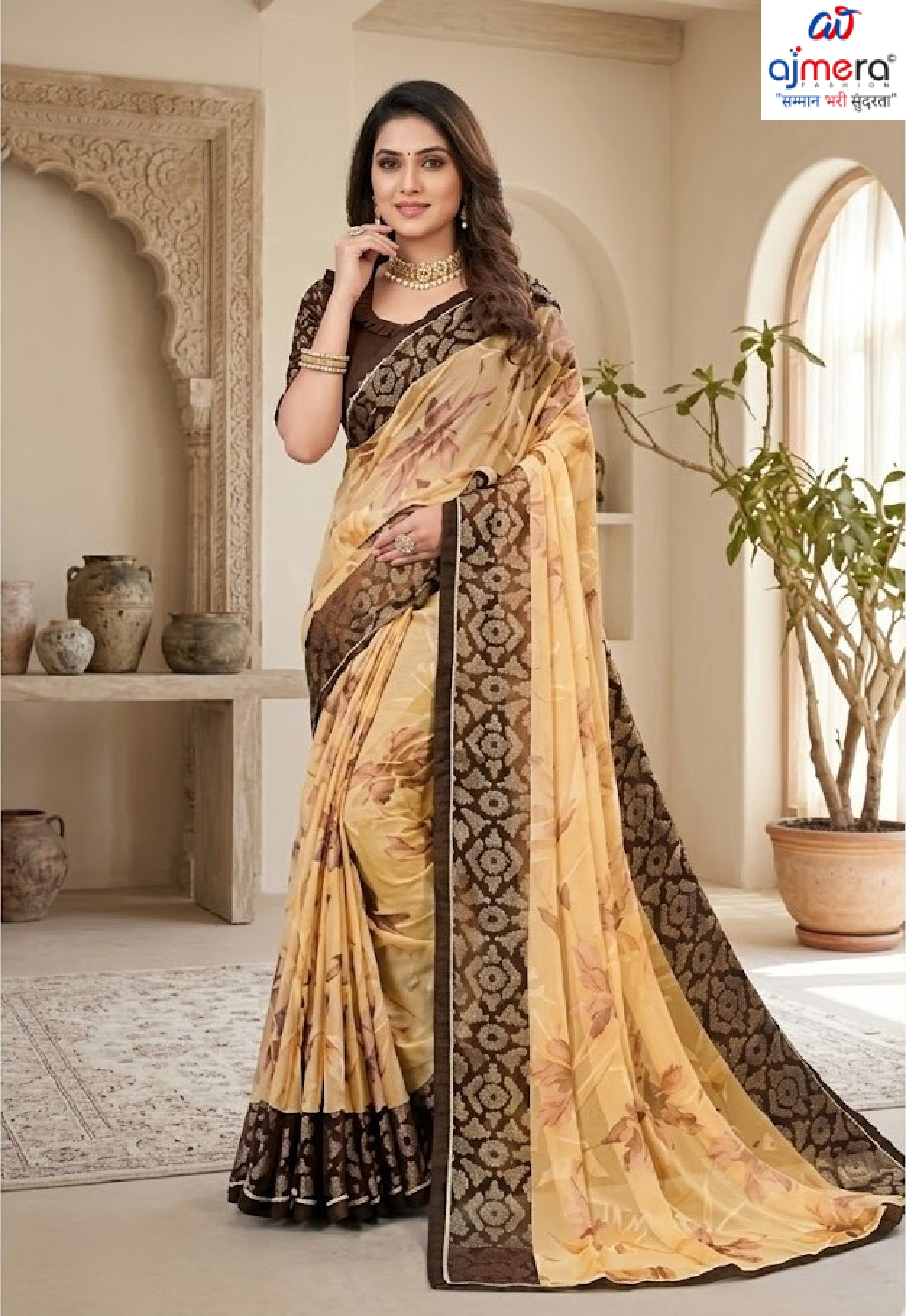 Stylish Printed Saree with Blouse Piece for Traditional Celebrations | RDD-SAPPHIRE VOL-2