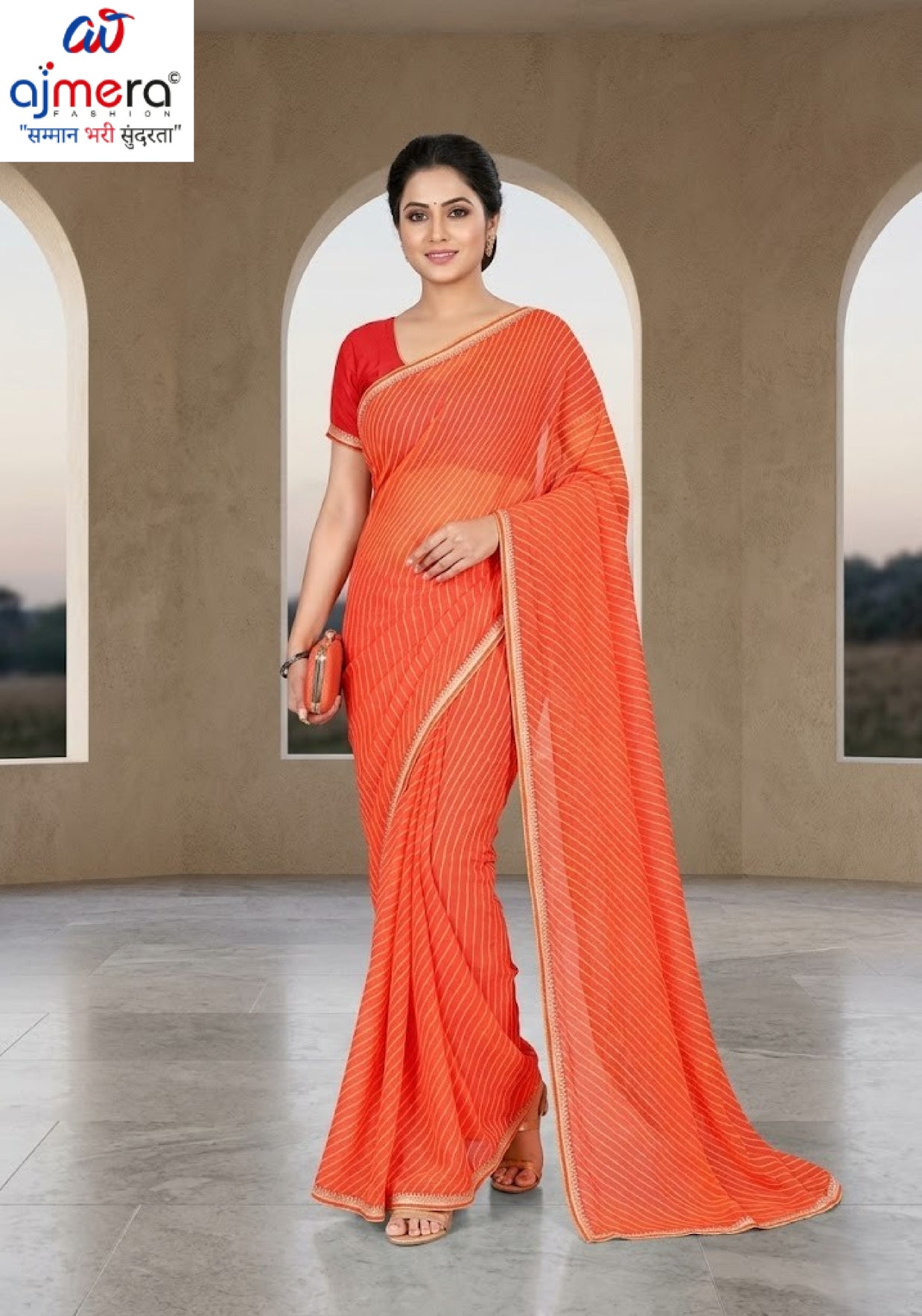 Beautiful Printed Saree with Blouse Piece for Cultural Celebrations | VER-HEERA-42263