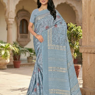 Premium Printed Saree without Blouse for Ethnic Elegance  | GLC-SWEETY