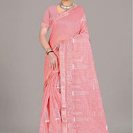 Elegant Jacquard Silk Saree with Designer Blouse Piece for Festive Elegance | MTE-25350