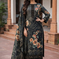 Premium Pure Viscose Unstitched Suit Set | VAS-KONICA