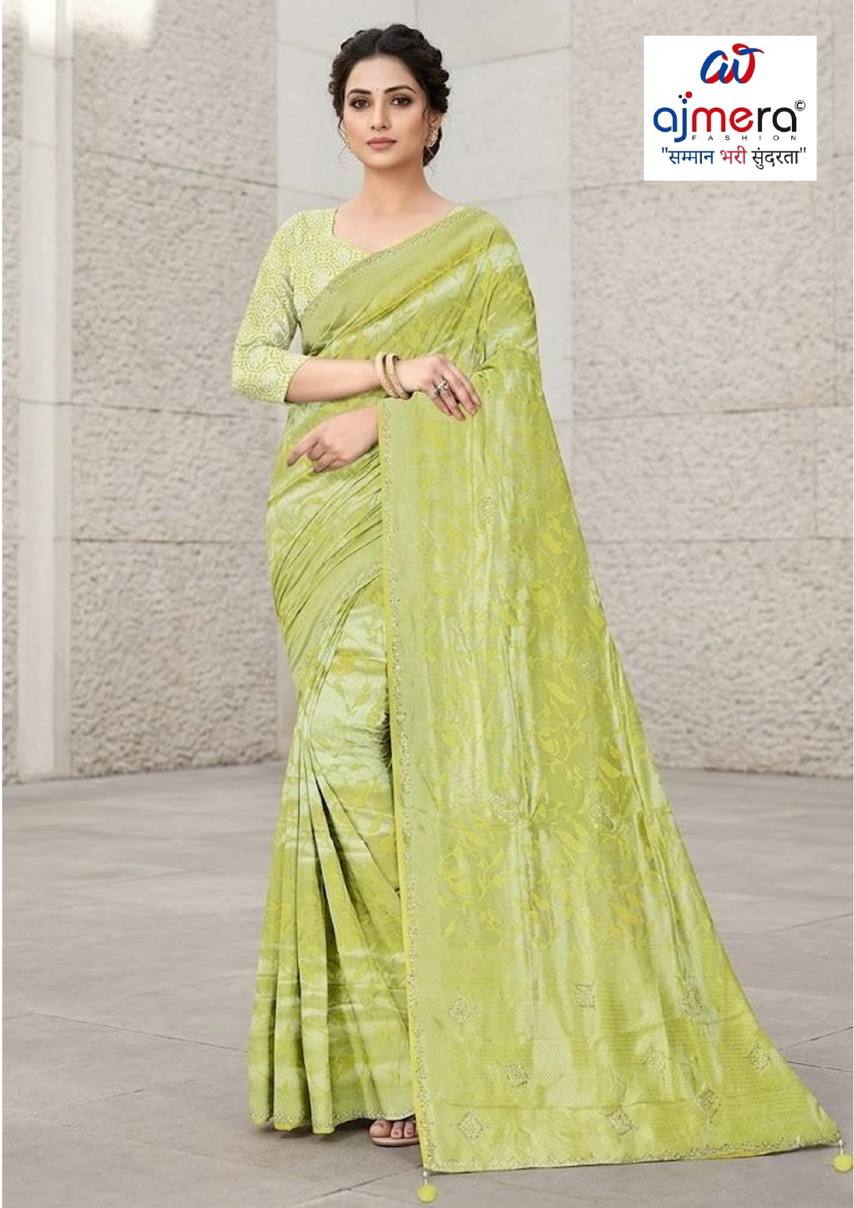 Graceful Jacquard Silk Saree with Blouse Piece for Timeless Ethnic Fashion | PLP-NEW EARTH