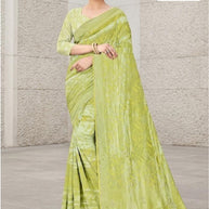 Graceful Jacquard Silk Saree with Blouse Piece for Timeless Ethnic Fashion | PLP-NEW EARTH